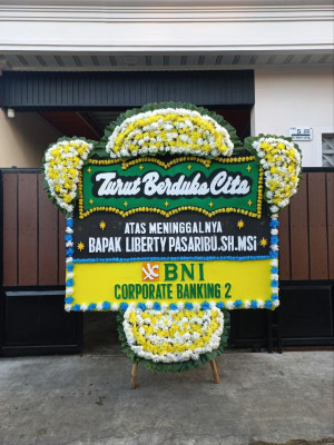 Papan Bunga Duka di Kebayoran Lama