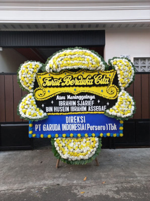 Papan Bunga Duka di Kebayoran Lama