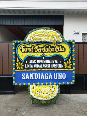 Papan Bunga Duka di Kebayoran Lama
